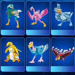 transformation flying birds robot sky knight bricks toys