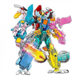 transformation flying birds robot sky knight bricks toys