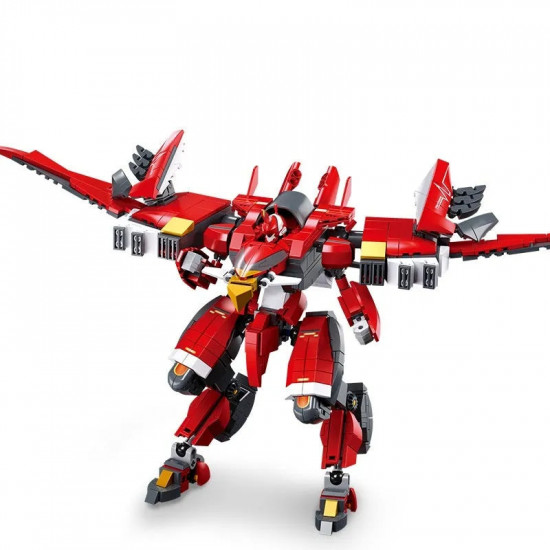 transformer mecha robot alpha hurricane flame bricks toy transformer mecha robot alpha hurricane flame bricks toy