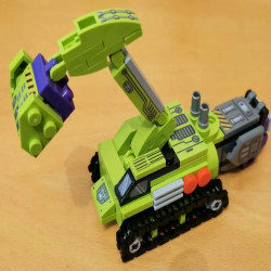 transformers mecha robot engineering vehicle bricks toy