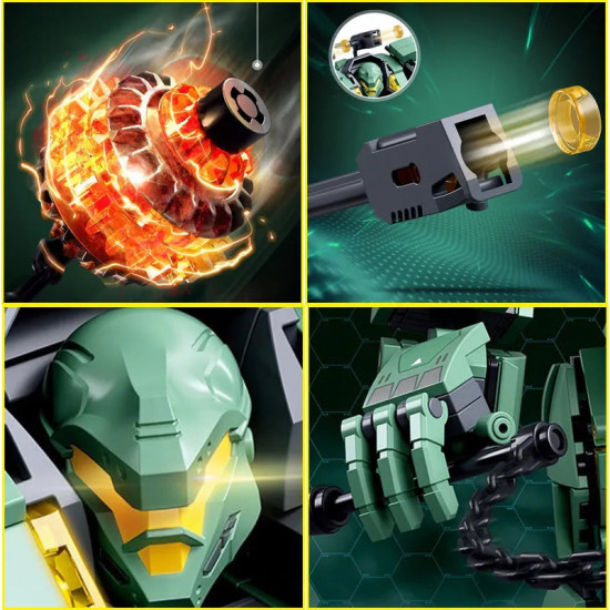 transforming mecha robot warrior leader bricks toy transforming mecha robot warrior leader bricks toy