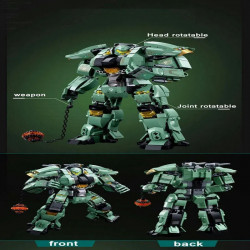 transforming mecha robot warrior leader bricks toy