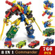 transforming super commander car robot bricks kids toys transforming super commander car robot bricks kids toys