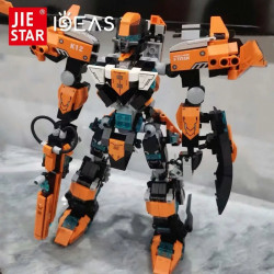 transforming titan knight mecha robot warrior bricks toys