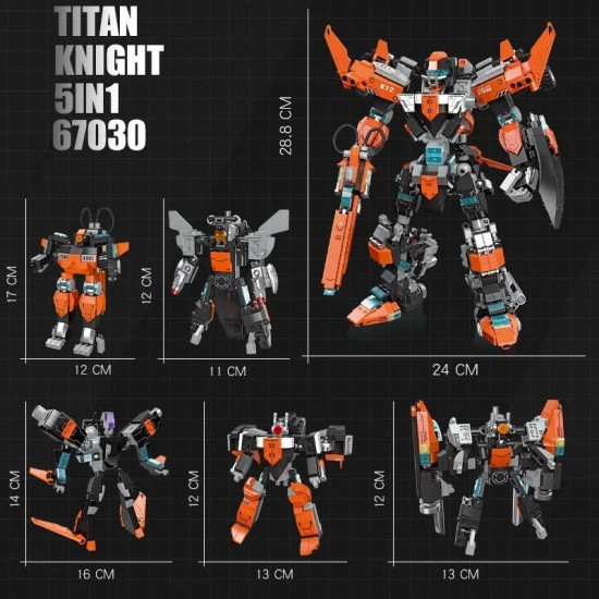 transforming titan knight mecha robot warrior bricks toys transforming titan knight mecha robot warrior bricks toys