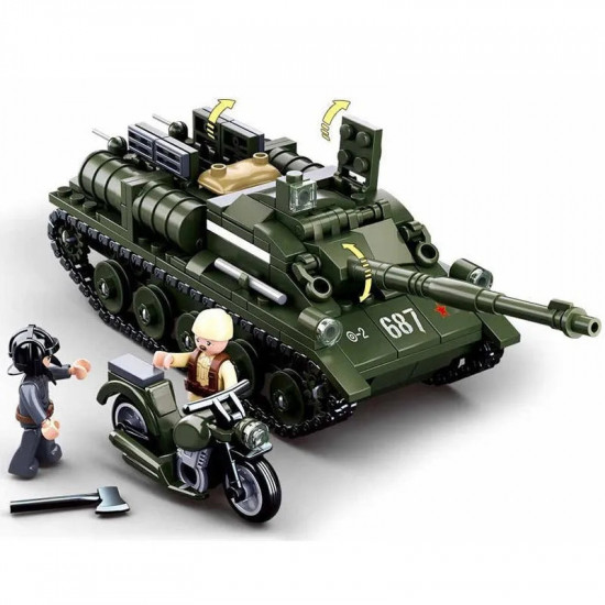 ww2 moc military su85 tank destroyer bricks toy ww2 moc military su85 tank destroyer bricks toy