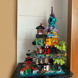 x19006 ninjago moc city garden bricks toys