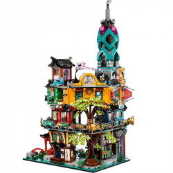x19006 ninjago moc city garden bricks toys